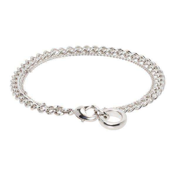  아페쎄 A.P.C. Silver Minimal Bracelet 241252F020002