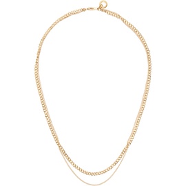 아페쎄 A.P.C. Gold Minimal Necklace 241252F023001
