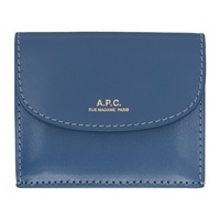 아페쎄 A.P.C. Blue Geneve Trifold Wallet 241252F040006