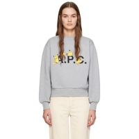아페쎄 A.P.C. Gray Pikachu Sweatshirt 241252F098010