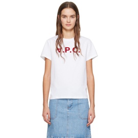 아페쎄 A.P.C. White VPC T-Shirt 241252F110014