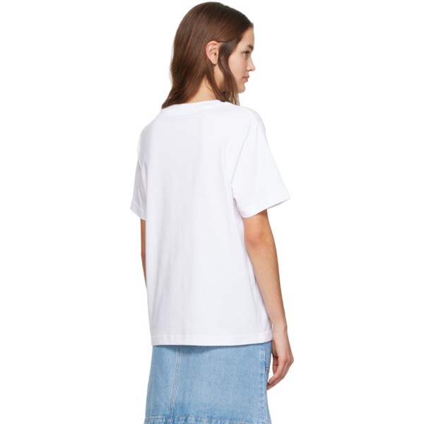  아페쎄 A.P.C. White Patch T-Shirt 241252F110019
