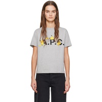 아페쎄 A.P.C. Gray Pikachu T-shirt 241252F110021