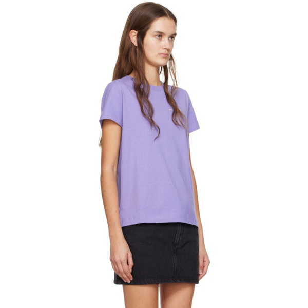  아페쎄 A.P.C. Purple Item H T-Shirt 241252F110026