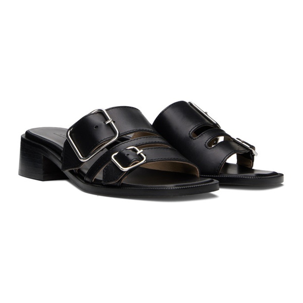  아페쎄 A.P.C. Black Aly Heeled Sandals 241252F125001
