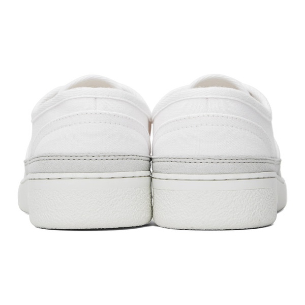  아페쎄 A.P.C. White Plain Simple Sneakers 241252F128001