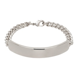 아페쎄 A.P.C. Silver Darwin Curb Chain Bracelet 241252M142000