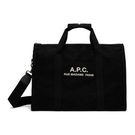 아페쎄 A.P.C. Black Recuperation Gym Bag 241252M169002