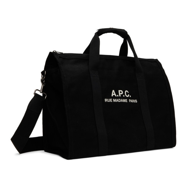  아페쎄 A.P.C. Black Recuperation Gym Bag 241252M169002