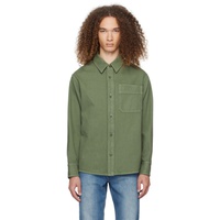 아페쎄 A.P.C. Green Basile Shirt 241252M192006