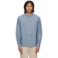 아페쎄 A.P.C. Blue Edouard Shirt 241252M192023