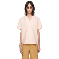 아페쎄 A.P.C. Orange & White Lloyd Shirt 241252M192061