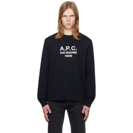 아페쎄 A.P.C. Black Rufus Sweatshirt 241252M204009