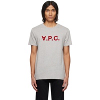 아페쎄 A.P.C. Gray VPC T-Shirt 241252M213039