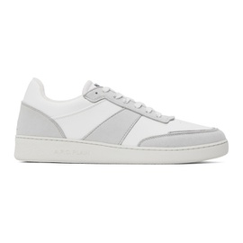 아페쎄 A.P.C. White & Gray Plain Sneakers 241252M237006