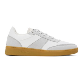 아페쎄 A.P.C. White & Gray Plain Sneakers 241252M237007