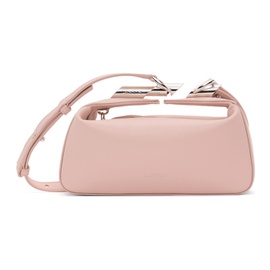 랑방 Lanvin Pink Haute Sequence Leather Clutch Bag 241254F046003