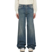 랑방 Lanvin Blue Twisted Jeans 241254M186000