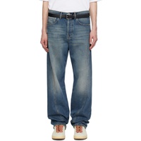 랑방 Lanvin Blue Twisted Jeans 241254M186004
