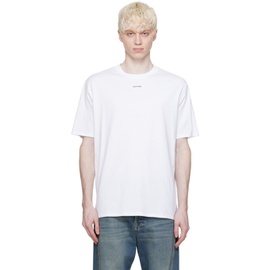 랑방 Lanvin White Patch T-Shirt 241254M213011