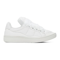랑방 Lanvin White Curb XL Sneakers 241254M237016