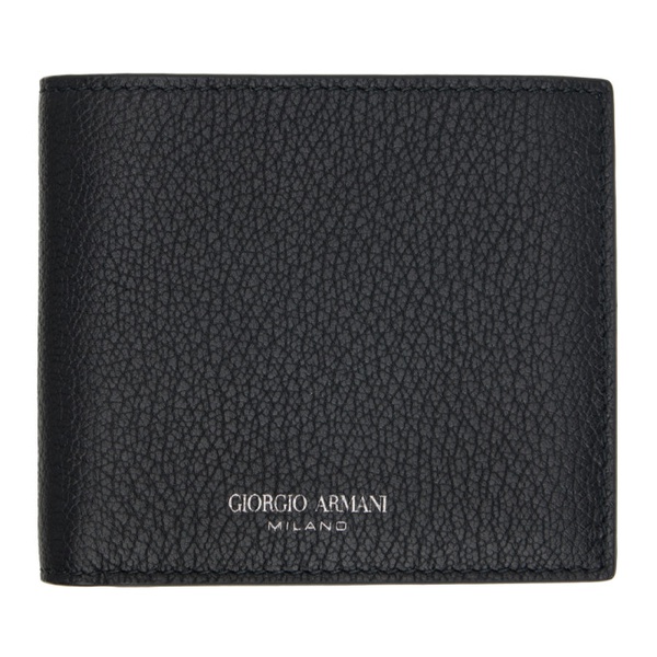 아르마니 조르지오 아르마니 Giorgio Armani Black Stamp Wallet 241262M164000