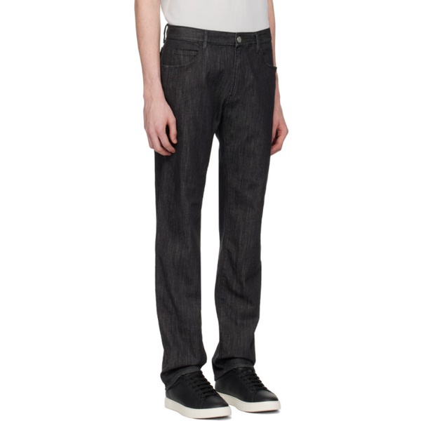 아르마니 조르지오 아르마니 Giorgio Armani Black Five-Pocket Jeans 241262M186000