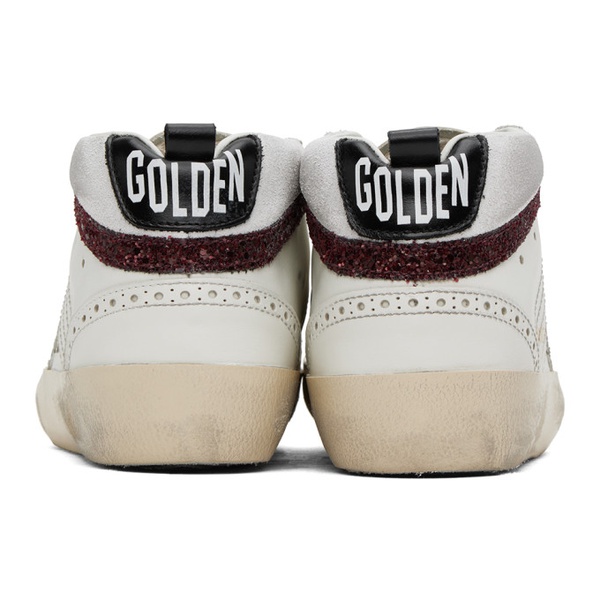 골든구스 골든구스 Golden Goose SSENSE Exclusive White Mid Star Sneakers 241264F127006