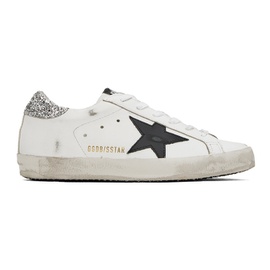골든구스 Golden Goose SSENSE Exclusive White Super-Star Sneakers 241264F128006
