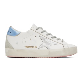 골든구스 Golden Goose SSENSE Exclusive White Super-Star Classic Sneakers 241264F128012