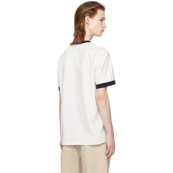 골든구스 골든구스 Golden Goose White Printed T-Shirt 241264M213005