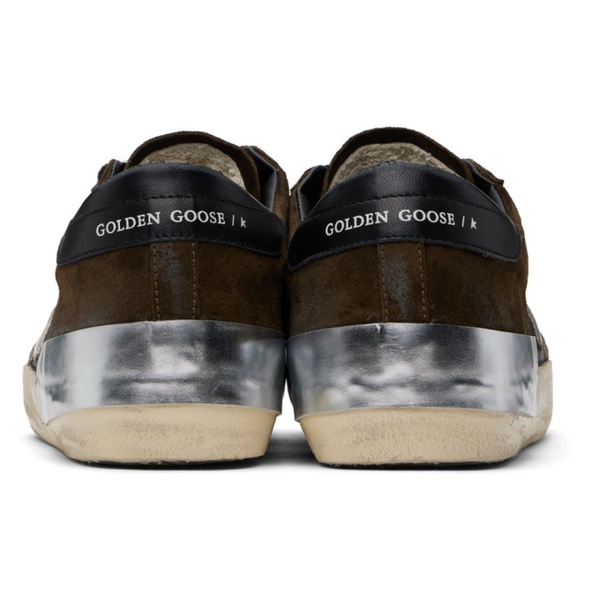 골든구스 골든구스 Golden Goose Black & Brown Super-Star Penstar Sneakers 241264M237043