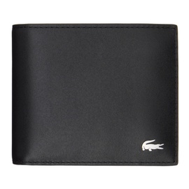 라코스테 Lacoste Black Fitzgerald Leather Wallet 241268M164001