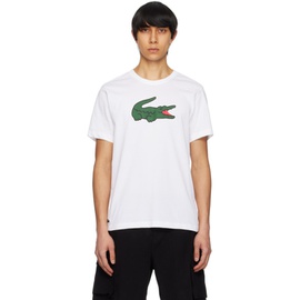 라코스테 Lacoste White Croc T-Shirt 241268M213014