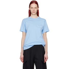 Comme des Garcons Shirt Blue Printed T-Shirt 241270F110021