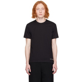 Comme des Garcons Shirt Black Printed T-Shirt 241270M213018