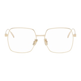 지방시 Givenchy Gold Square Glasses 241278F004022