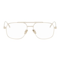 지방시 Givenchy Gold Aviator Glasses 241278F004025