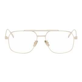 지방시 Givenchy Gold Aviator Glasses 241278F004025