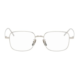 지방시 Givenchy Silver Square Glasses 241278F004027