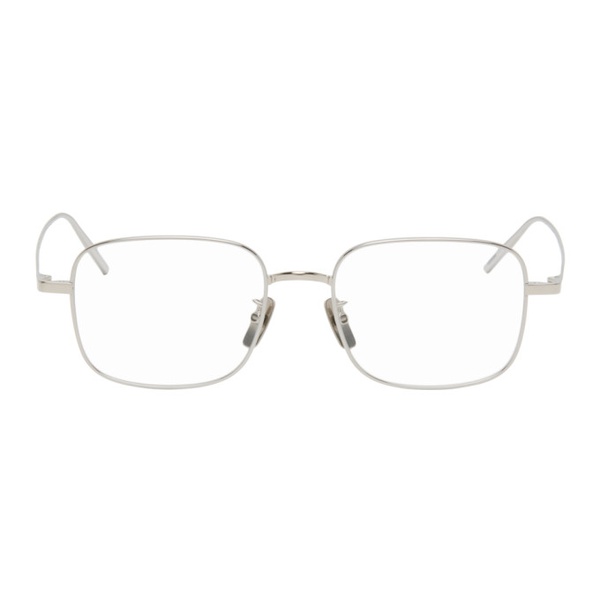지방시 지방시 Givenchy Silver Square Glasses 241278F004027