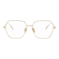 지방시 Givenchy Gold Square Glasses 241278F004034