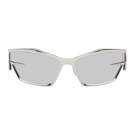 지방시 Givenchy Silver Giv Cut Sunglasses 241278F005009