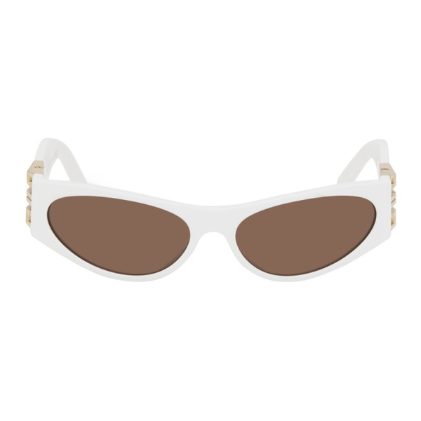 지방시 지방시 Givenchy White 4G Sunglasses 241278F005046