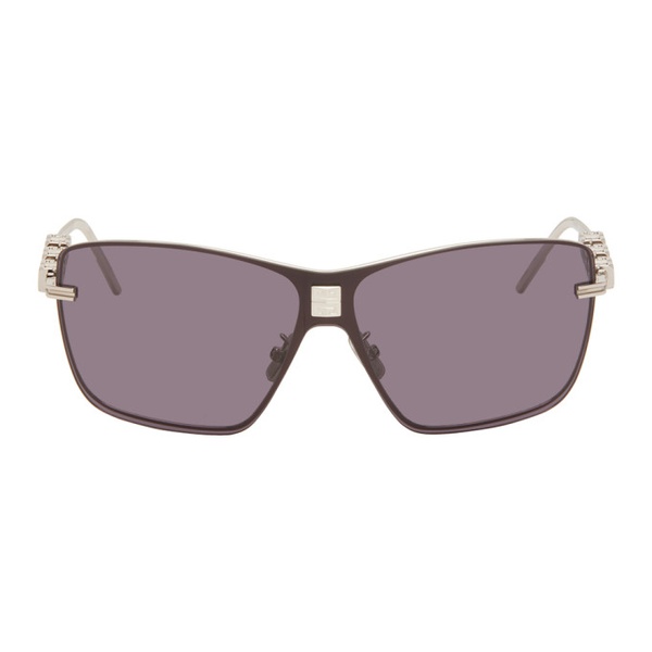 지방시 지방시 Givenchy Silver 4Gem Sunglasses 241278F005057