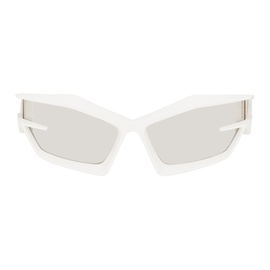 지방시 Givenchy White Giv Cut Sunglasses 241278F005063