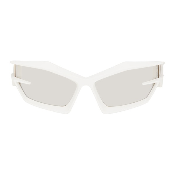 지방시 지방시 Givenchy White Giv Cut Sunglasses 241278F005063