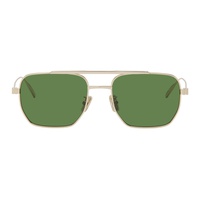 지방시 Givenchy Gold & Green Speed Sunglasses 241278F005075