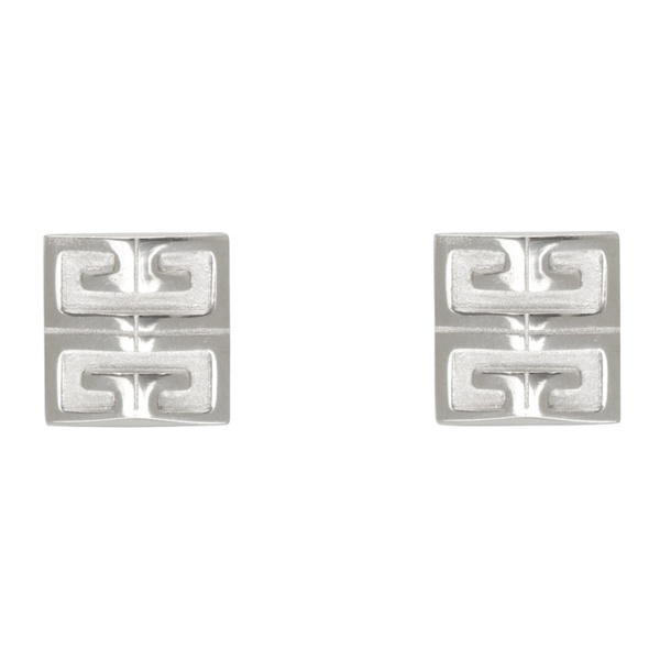 지방시 지방시 Givenchy Silver 4G Earrings 241278F022008