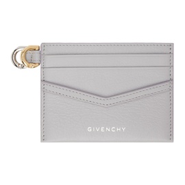 지방시 Givenchy Gray Voyou Card Holder 241278F037001